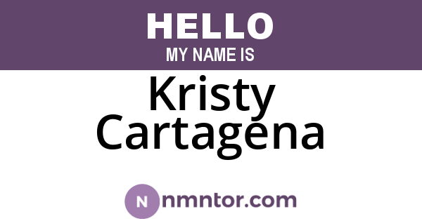 Kristy Cartagena