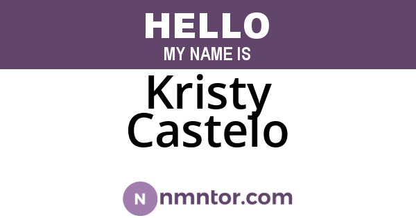 Kristy Castelo