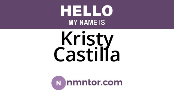Kristy Castilla