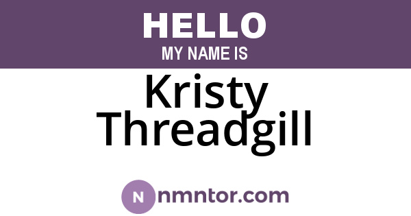 Kristy Threadgill