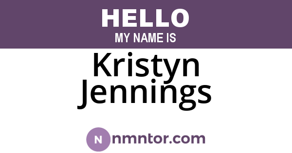 Kristyn Jennings
