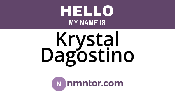 Krystal Dagostino