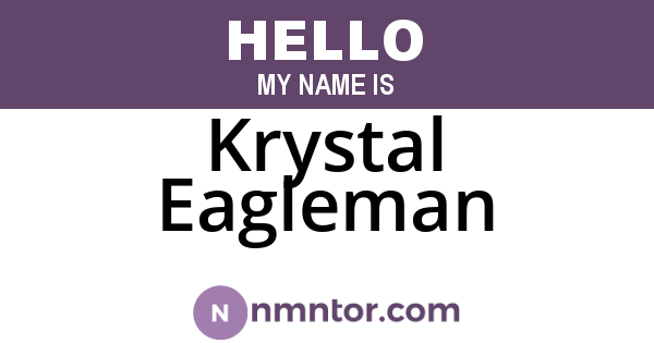 Krystal Eagleman