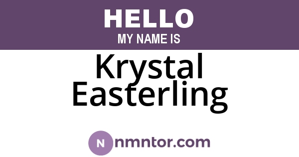 Krystal Easterling