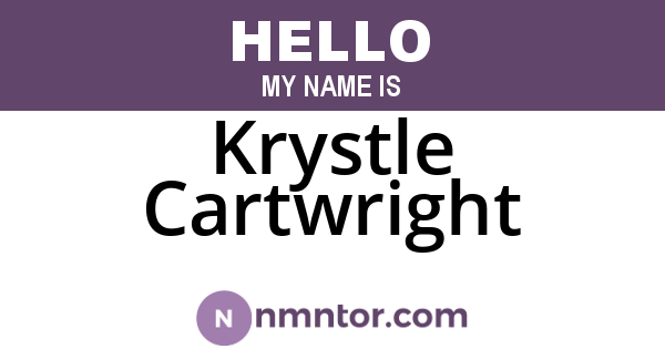 Krystle Cartwright