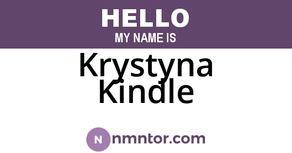 Krystyna Kindle