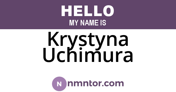 Krystyna Uchimura