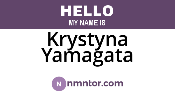 Krystyna Yamagata