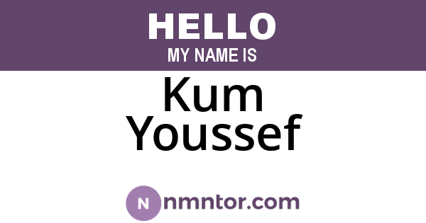 Kum Youssef