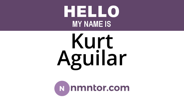 Kurt Aguilar