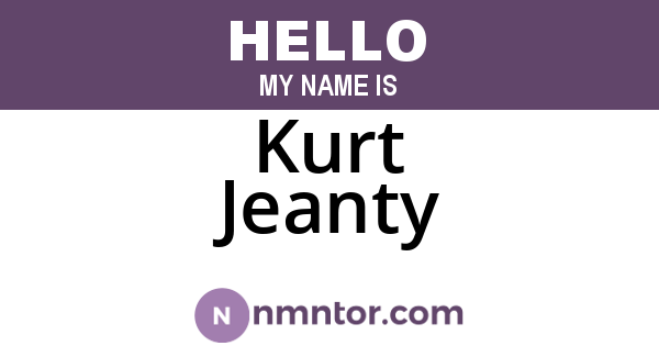 Kurt Jeanty