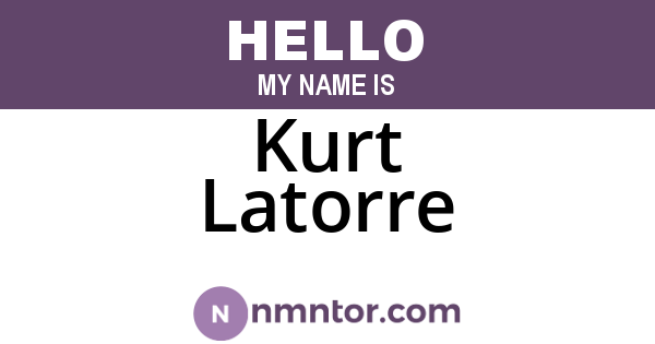 Kurt Latorre