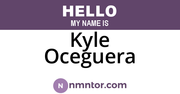 Kyle Oceguera
