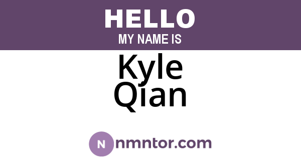 Kyle Qian
