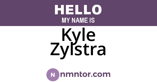 Kyle Zylstra