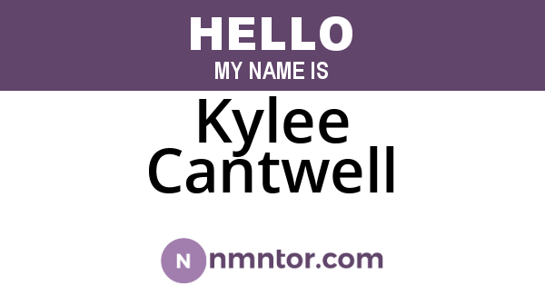 Kylee Cantwell