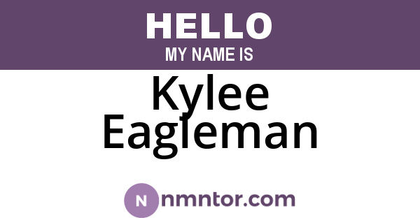 Kylee Eagleman