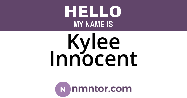 Kylee Innocent