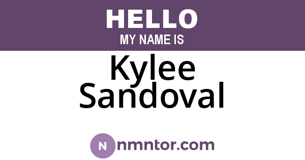 Kylee Sandoval