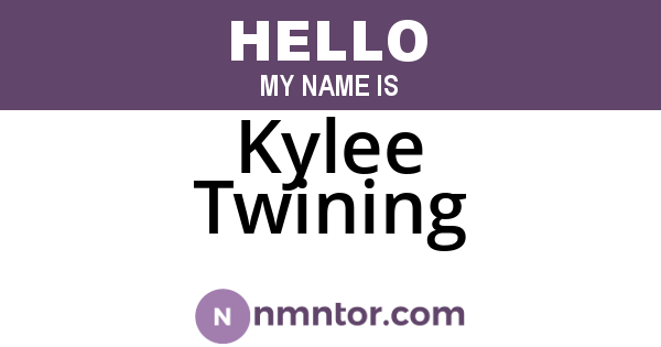 Kylee Twining