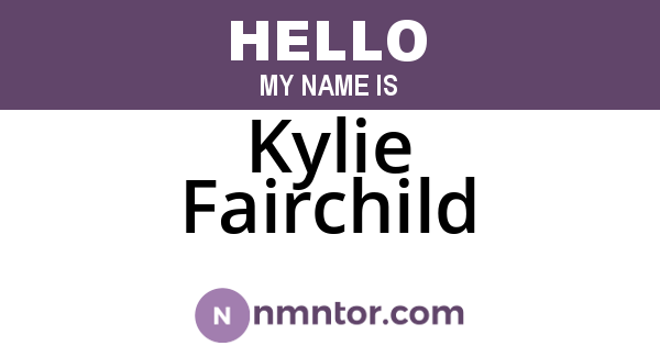 Kylie Fairchild
