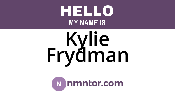 Kylie Frydman