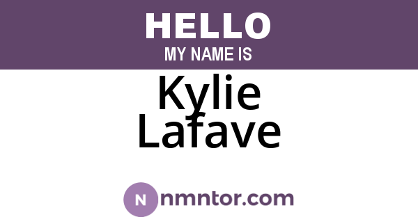 Kylie Lafave