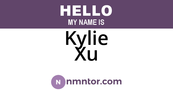Kylie Xu