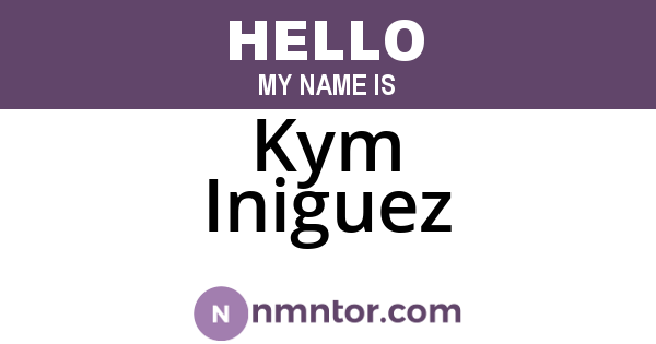 Kym Iniguez