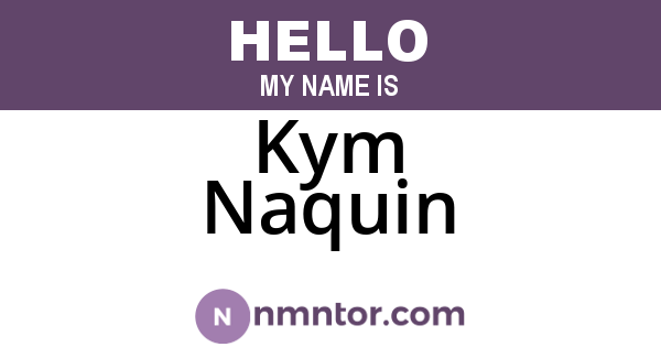 Kym Naquin