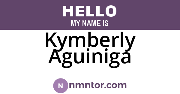 Kymberly Aguiniga