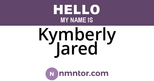 Kymberly Jared