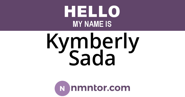 Kymberly Sada