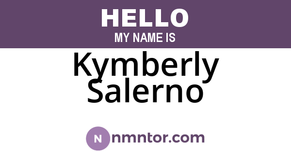 Kymberly Salerno