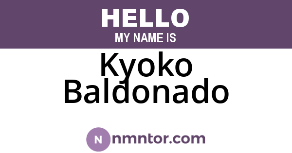 Kyoko Baldonado