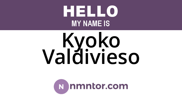 Kyoko Valdivieso