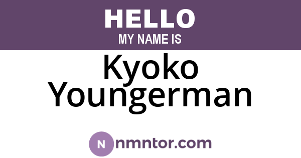 Kyoko Youngerman