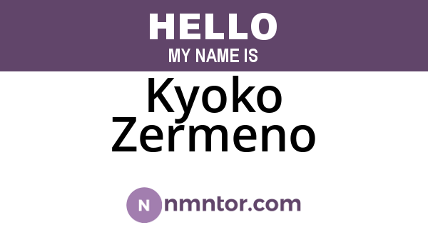 Kyoko Zermeno