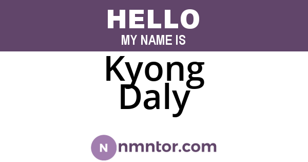 Kyong Daly