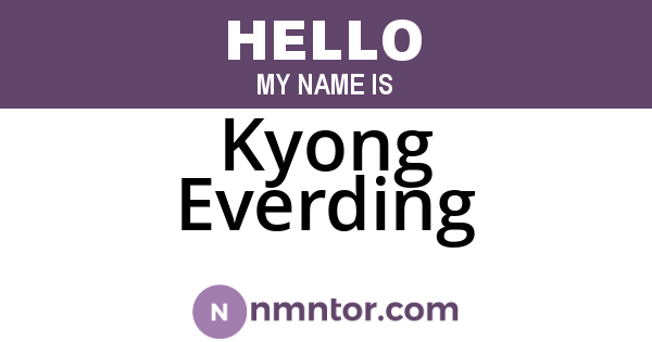 Kyong Everding