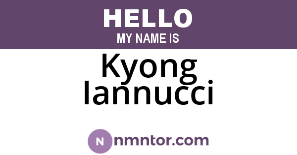 Kyong Iannucci