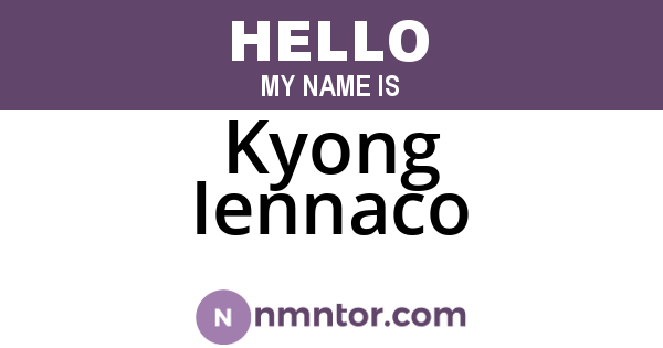 Kyong Iennaco