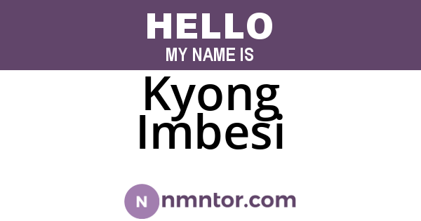 Kyong Imbesi