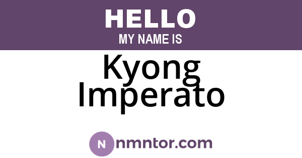 Kyong Imperato