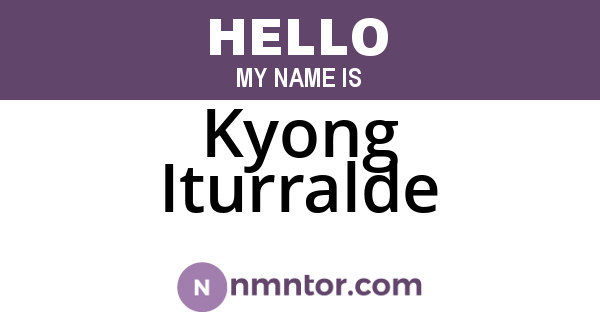 Kyong Iturralde