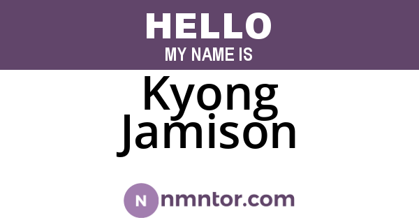 Kyong Jamison