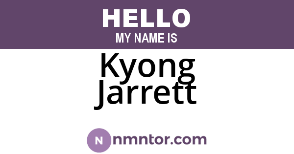 Kyong Jarrett