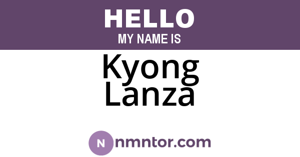 Kyong Lanza