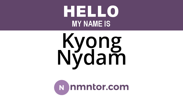 Kyong Nydam