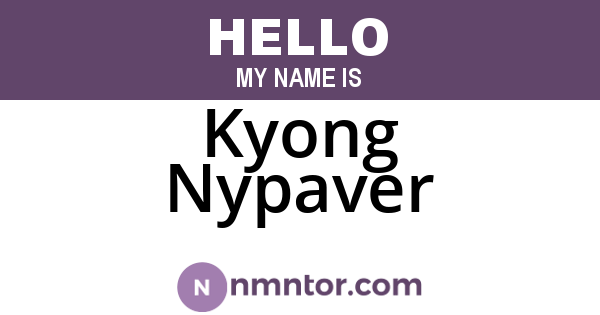 Kyong Nypaver